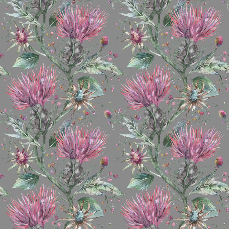 Elysium Handmade Drum Lampshade with Grey Fabric Lining