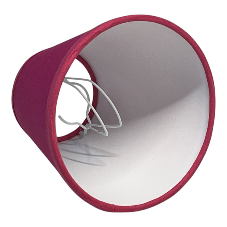 Cerise Candle Clip Handmade Lampshade