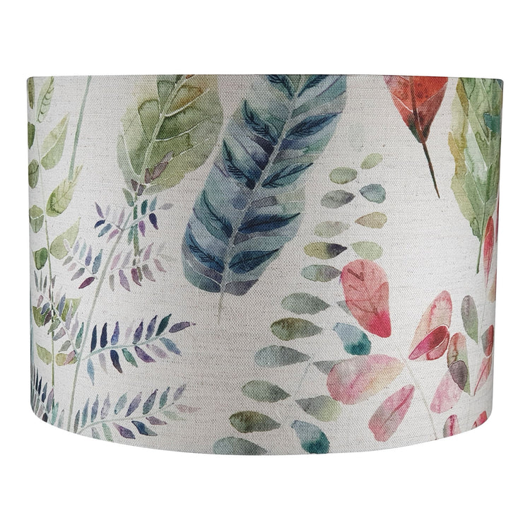 Kenton Leaf Lampshade - Blue Crocus Textiles