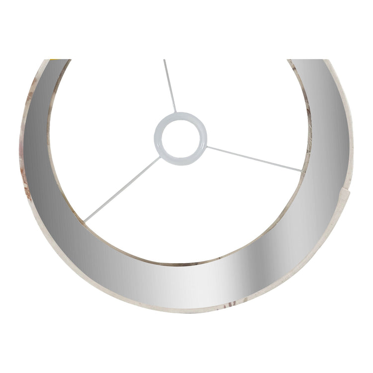 Silver Grey Handmade Handmade Lampshade - Blue Crocus Textiles