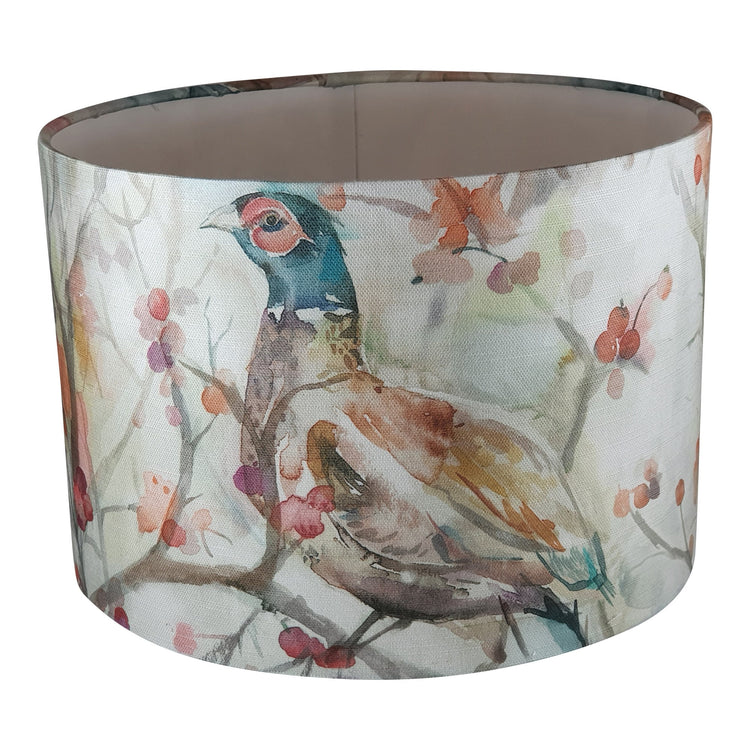 Voyage Bird Handmade Lampshade - BlueCrocusTextiles