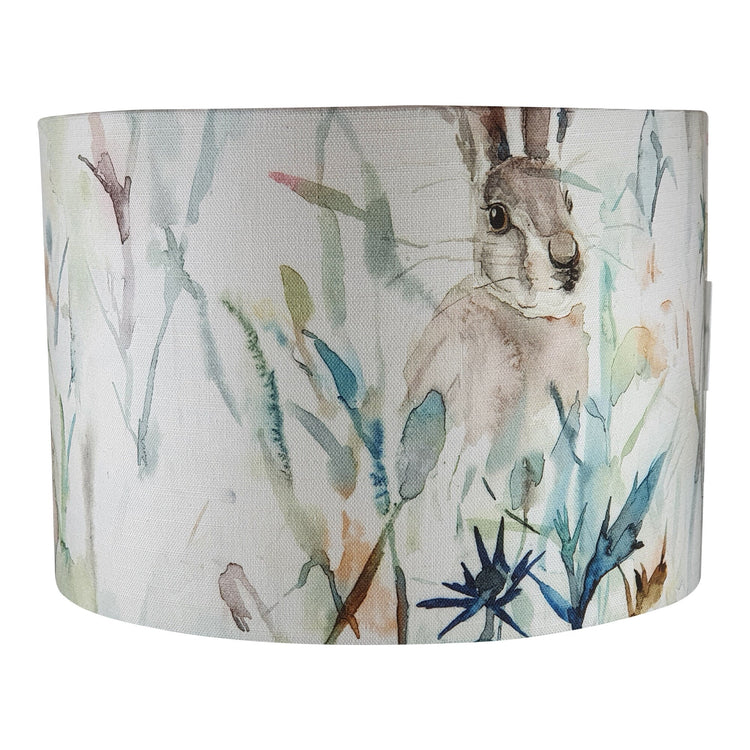 Voyage Rabbit Lampshade - Blue Crocus Textiles