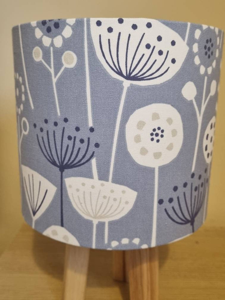 Orange Bergen scandi lampshade - Blue Crocus Textiles