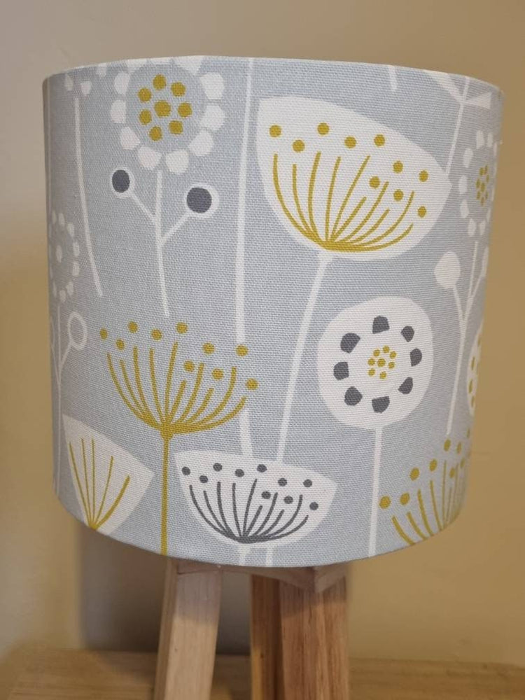 Orange Bergen scandi lampshade - Blue Crocus Textiles