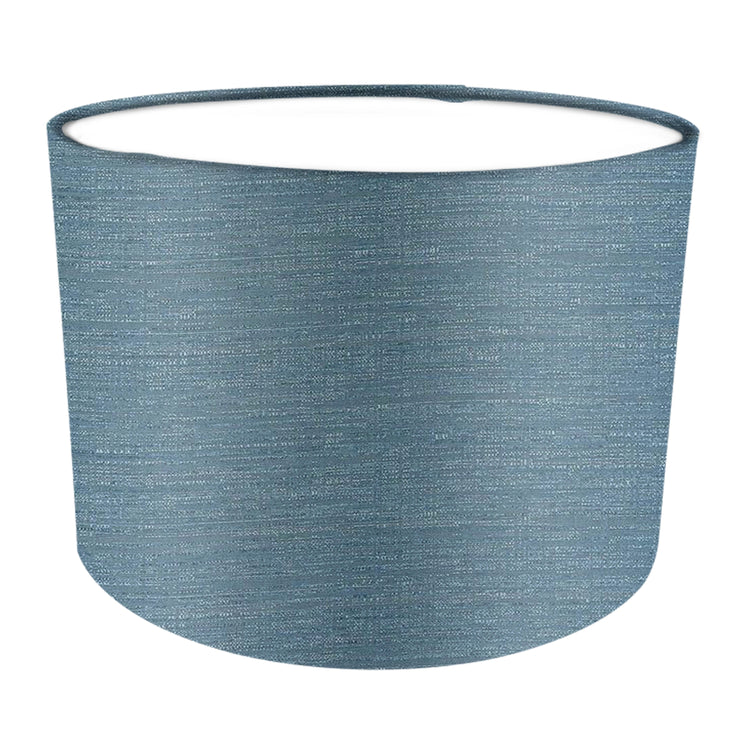 Seafoam Fabric Handmade Lampshade - Blue Crocus Textiles