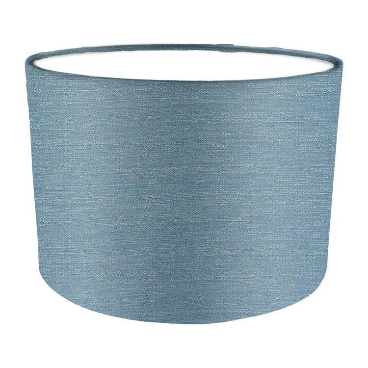 Seafoam Fabric Handmade Lampshade - Blue Crocus Textiles