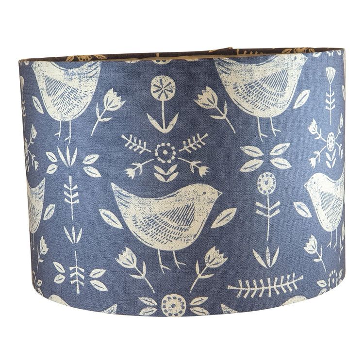Narvik Handmade Handmade Lampshade - Blue Crocus Textiles