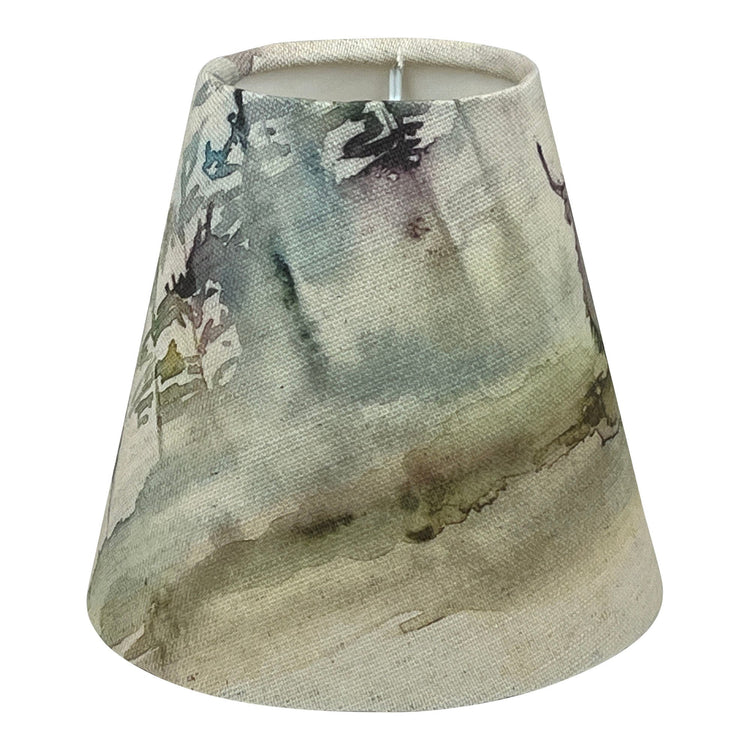 Candle Clip Handmade Lampshade - Blue Crocus Textiles