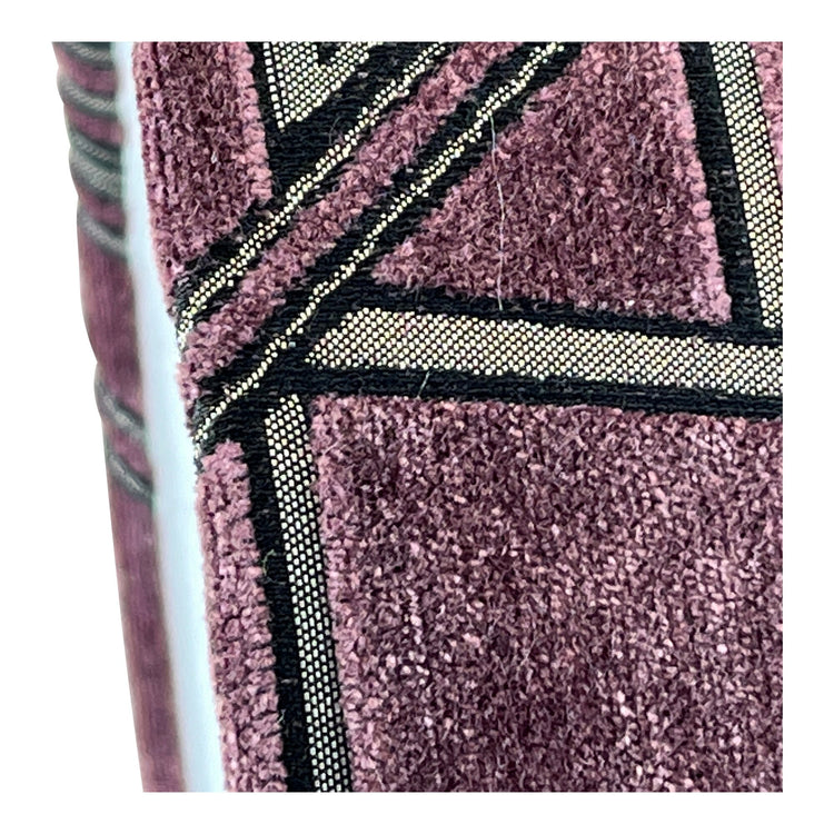 Gatsby Art Deco Handmade Lampshade in Purple - Blue Crocus Textiles