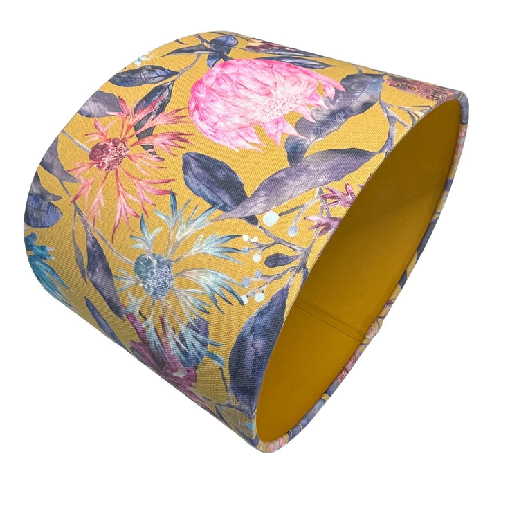 Oval Fortazela Lampshade - Blue Crocus Textiles
