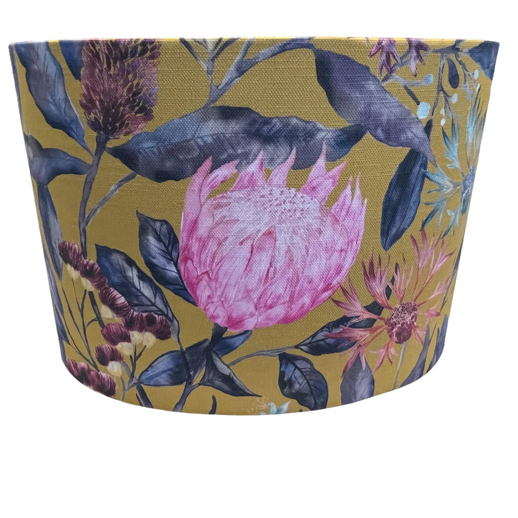 Oval Fortazela Lampshade - Blue Crocus Textiles