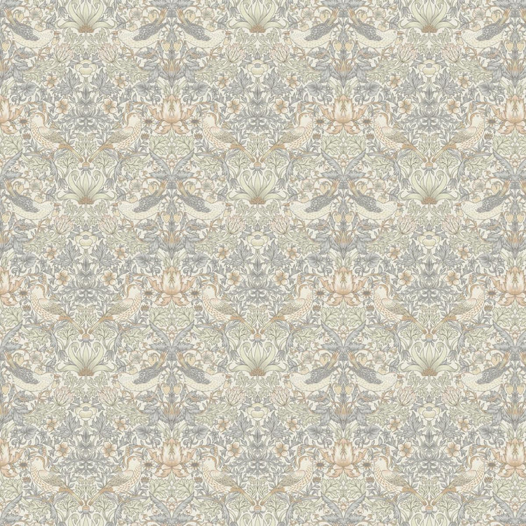 Made to Measure Roman Blind with a Hand Stitched Finish, William Morris Strawberry Thief - BlueCrocusTextiles
