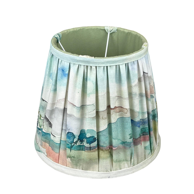 Soft Box Pleat lampshade - Laamora, Handmade Lampshade, Table Lampshades, Handmade Lamp Shade - BlueCrocusTextiles