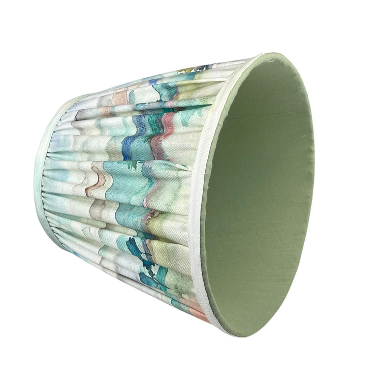 Soft Box Pleat lampshade - Laamora, Handmade Lampshade, Table Lampshades, Handmade Lamp Shade - BlueCrocusTextiles