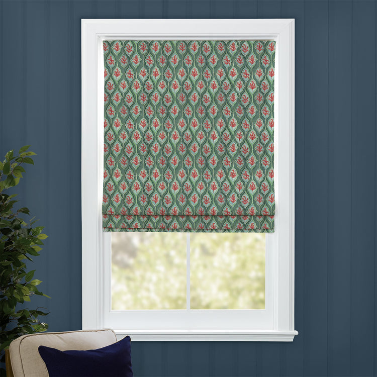 Roman Blind Made to Measure with a Hand Stitched Finish, Voyage Maison Zephur, Handmade Roman Blind - BlueCrocusTextiles