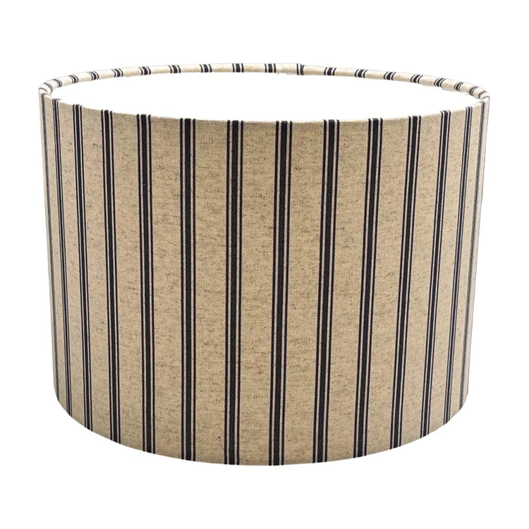 Handmade Lampshade Blue Stripe, Handmade Lampshades, Bedside Lamp, Ceiling Lamp shade, Handmade Lamp Shade, Table Lamp - BlueCrocusTextiles