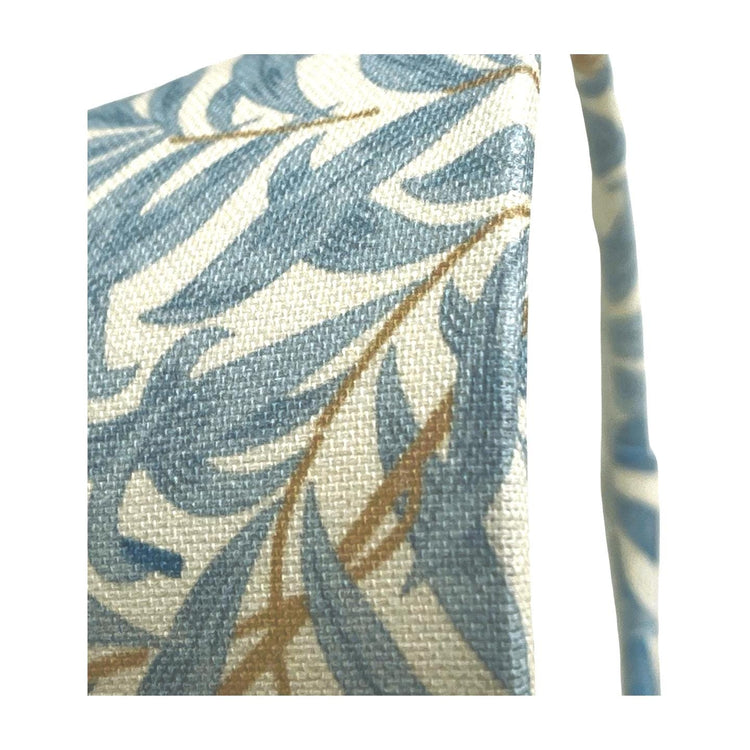 William Morris Candle Clip Lampshade with Willow Bough Azure, Handmade Lampshades, Handmade Lamp Shade, Clip On Lampshade, Leaf Lampshade - BlueCrocusTextiles