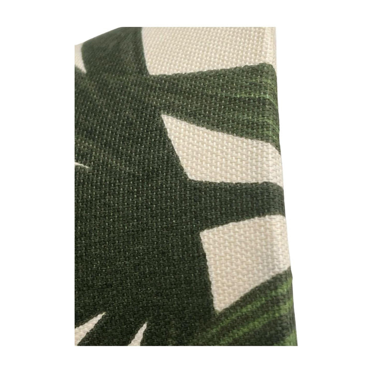 Candle Clip Lampshade with Palm Leaves Design, Handmade Lampshades, Handmade Lamp Shade, Clip On Lampshade, Leaf Lampshade - BlueCrocusTextiles