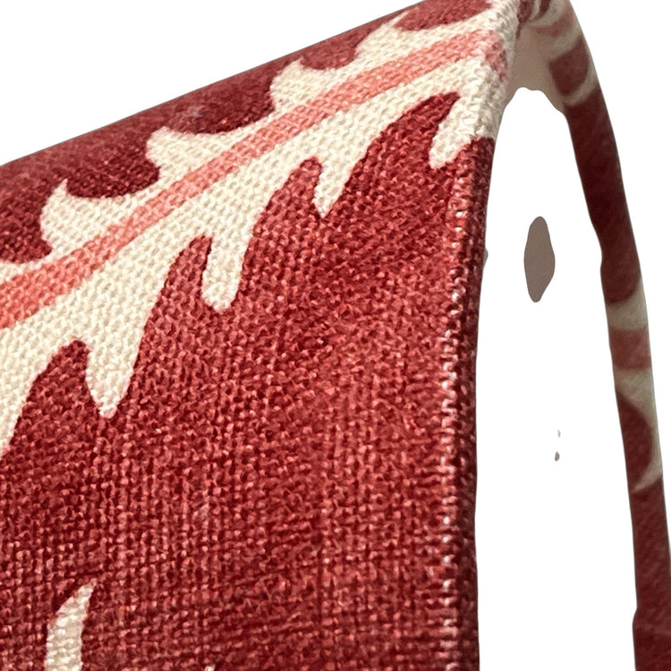 Helter Cherry Candle Clip Lampshade, Handmade Lampshades, Table Lampshades, Orange Lampshade, Handmade Lamp Shade, Clip On Lampshade - BlueCrocusTextiles