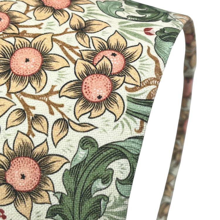 Empire Handmade Lampshade with William Morris Orchid Cream Fabric - BlueCrocusTextiles
