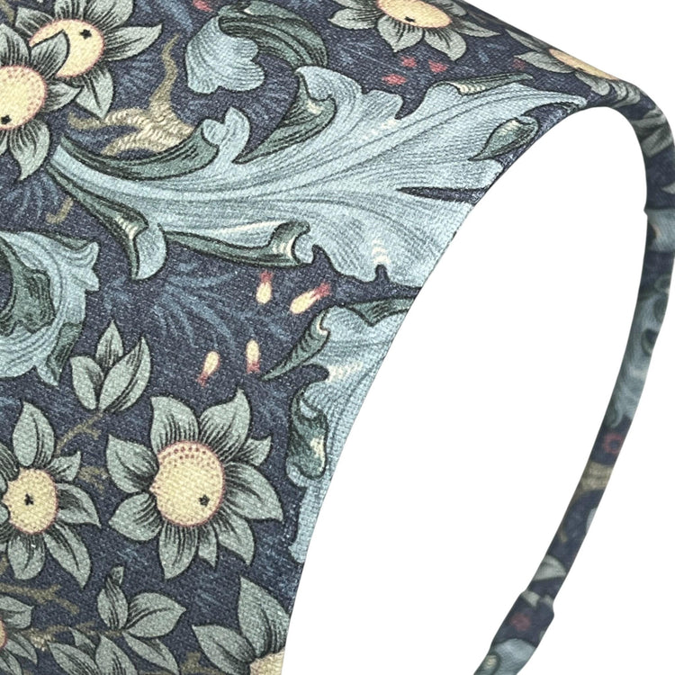 Empire Handmade Lampshade with William Morris Orchid Bluebell Fabric - BlueCrocusTextiles