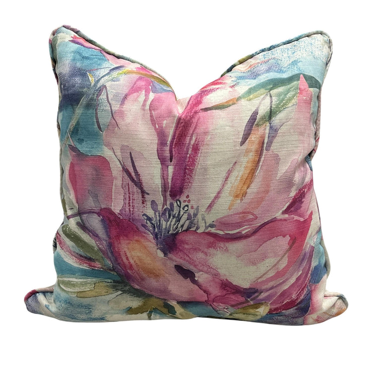 Beautiful handcrafted voyage maison cushion or cushion cover in a watercolour print - BlueCrocusTextiles
