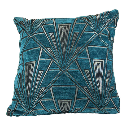 Art Deco Cushion Cover - Blue Crocus Textiles