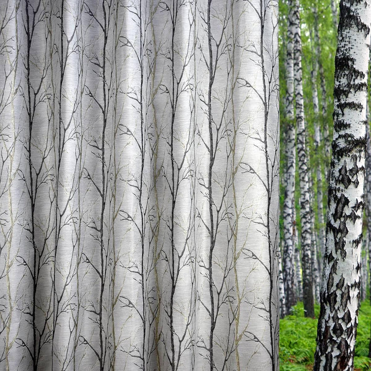 Beautiful burley woodland themed curtains - Blue Crocus Textiles
