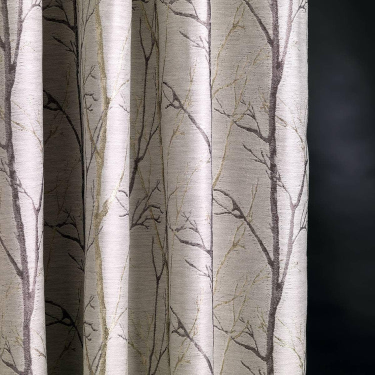 Beautiful burley woodland themed curtains - Blue Crocus Textiles