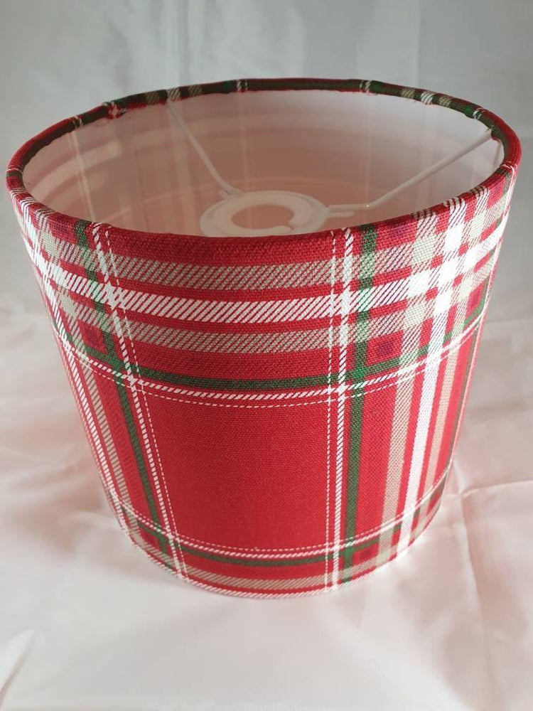 Beautiful hand made drum lampshade fabric design lamp drum fabric lampshade - Blue Crocus Textiles