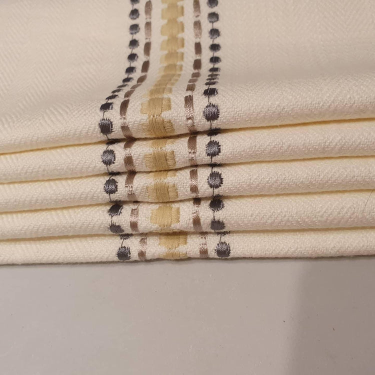 Beautiful handcrafted made to measure roman blinds curtains window treatments with a choice of 6 colourways - Blue Crocus Textiles