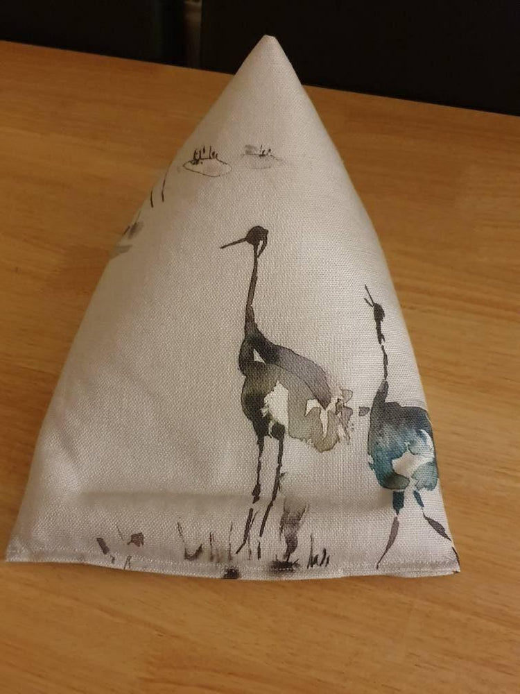 Beautiful handmade fabric loo roll holder toilet roll holder toilet paper holder - Blue Crocus Textiles