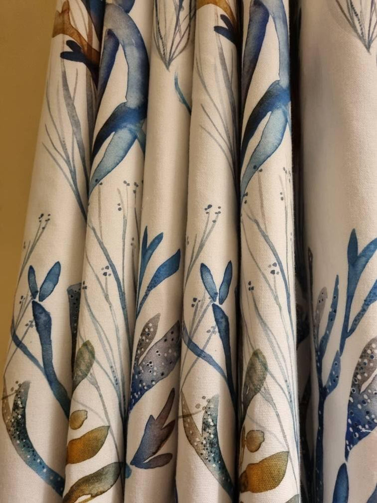 Beautiful voyage maison bespoke handcrafted curtains eyelets pencil pleats pinch pleats - Blue Crocus Textiles