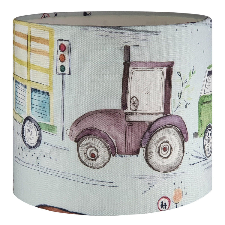 children's drum lampshade - Blue Crocus Textiles
