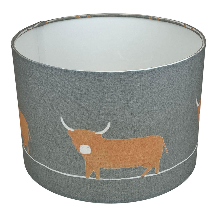 Dougal Lampshade - Blue Crocus Textiles