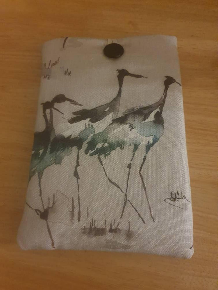 Fabric iPad Sleeve - Blue Crocus Textiles