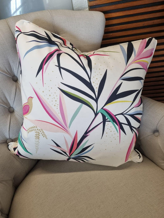 Floral Cushion - Blue Crocus Textiles