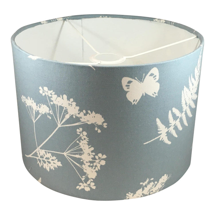 Handmade Drum Lampshade - Blue Crocus Textiles