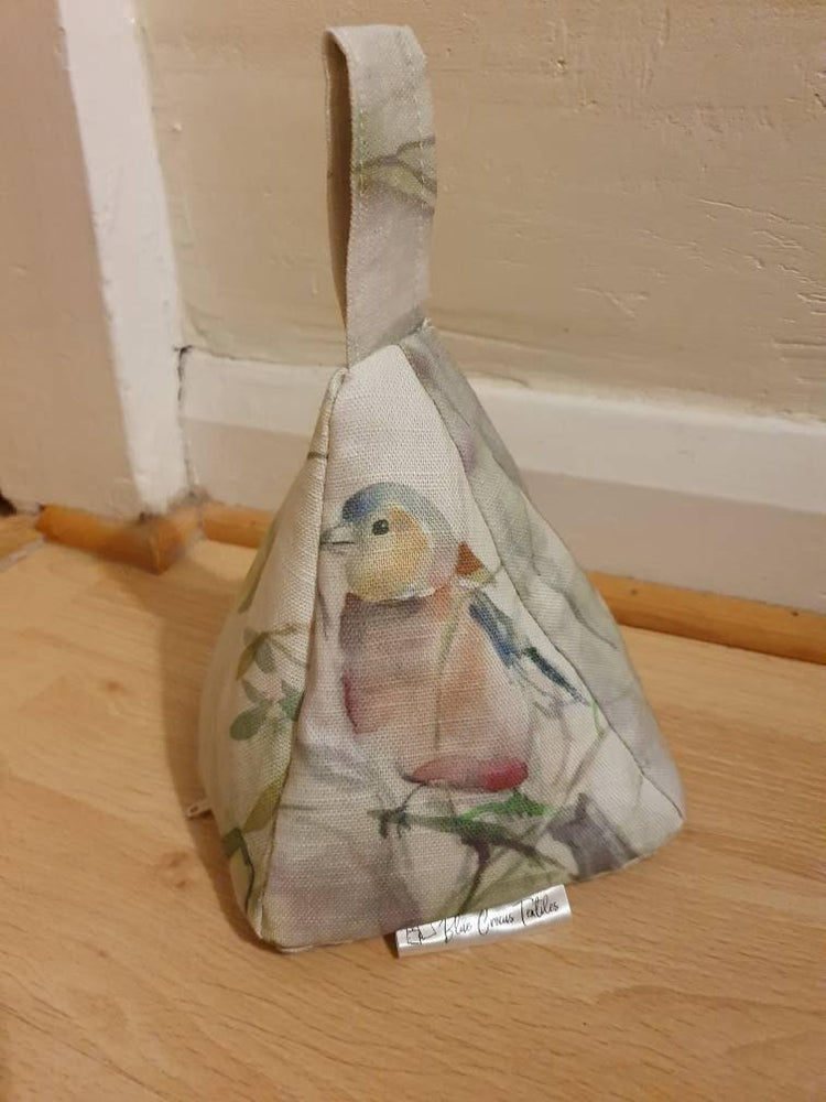 Handmade Pyramid Doorstop - Blue Crocus Textiles