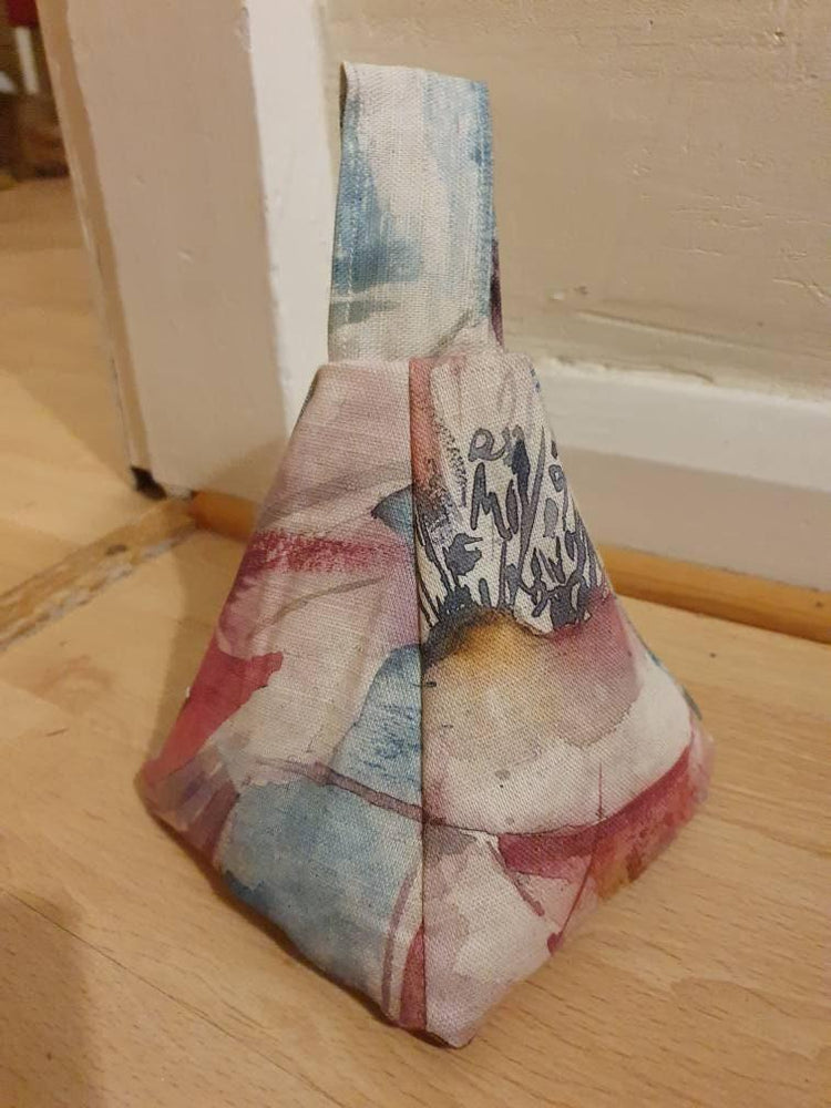 Handmade Pyramid Doorstop - Blue Crocus Textiles