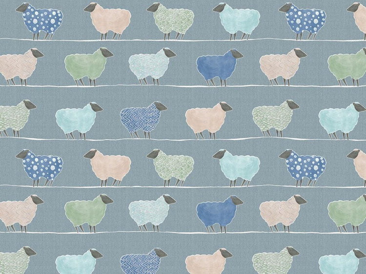 Handmade Roman Blind - Blue Crocus Textiles