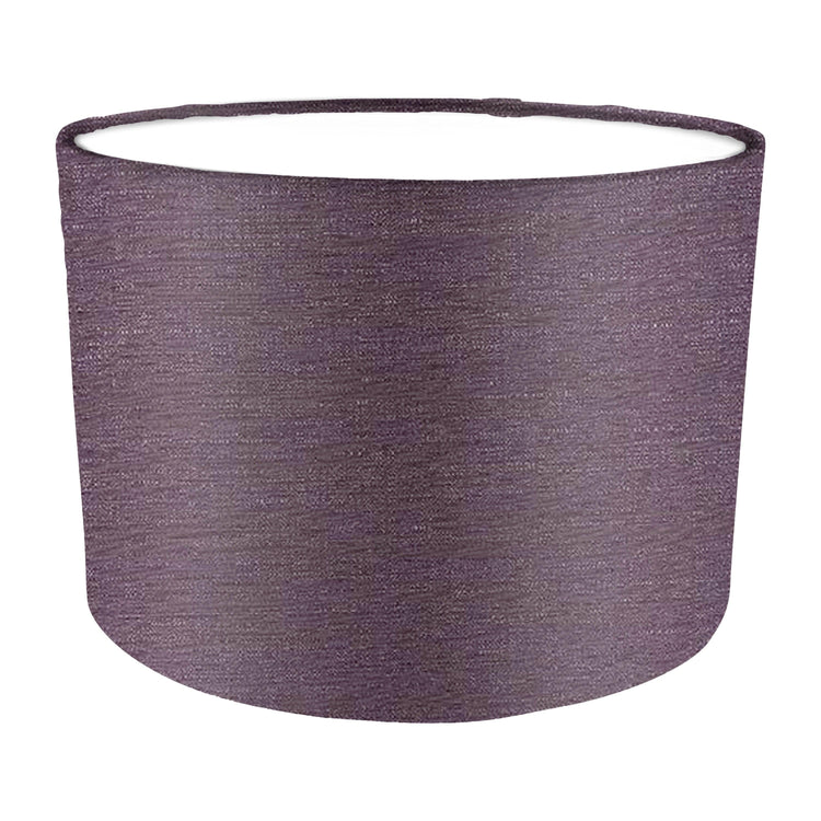 Heather Fabric Lampshade - Blue Crocus Textiles