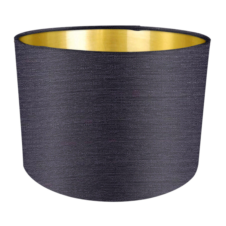 Aubergine Fabric Lampshade - Blue Crocus Textiles