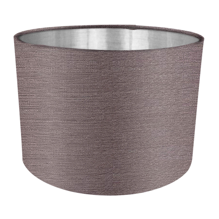 Aubergine Fabric Lampshade - Blue Crocus Textiles