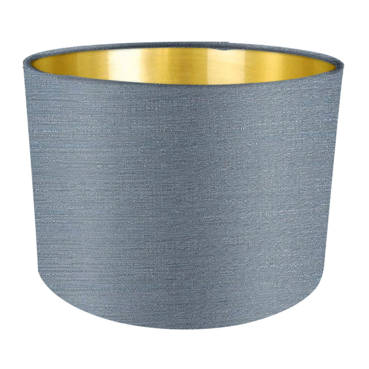 Sky Fabric Lampshade - Blue Crocus Textiles