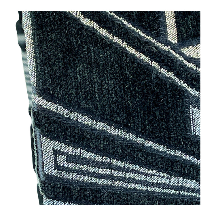 Gatsby Art Deco Handmade Lampshade in Black - Blue Crocus Textiles