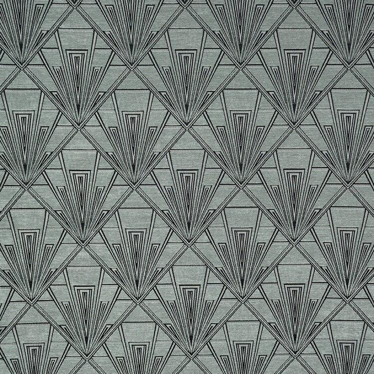 Extra Large Art Deco Cushion - Blue Crocus Textiles