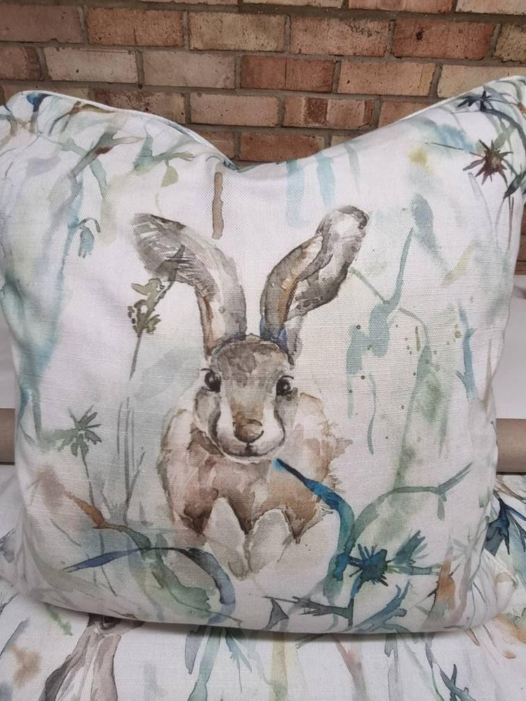 Jack Rabbit Voyage Maison Cushion Cover - Blue Crocus Textiles