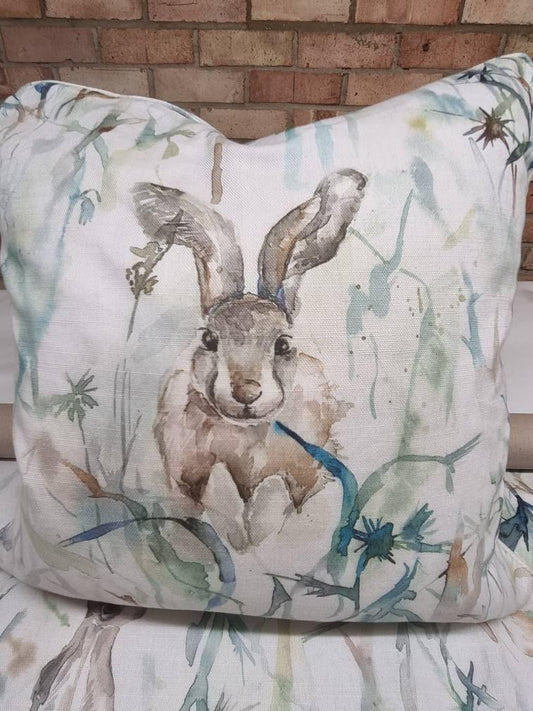 Jack Rabbit Voyage Maison Cushion Cover - Blue Crocus Textiles