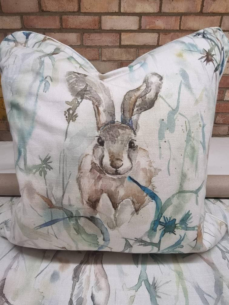 Jack Rabbit Voyage Maison Cushion Cover - Blue Crocus Textiles